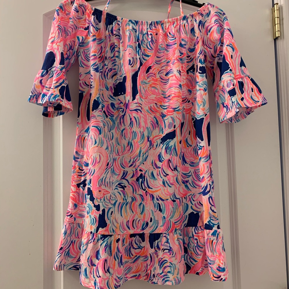 Lilly Pulitzer Girls Off the shoulder dress